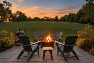 Hot Tub Fire Pit Mountain Escape Journeys End - 5