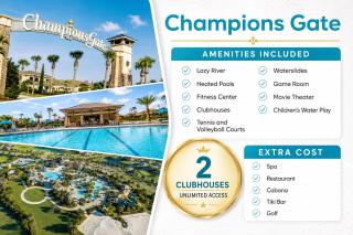 Amazing 2BR condo with 2 Clubhouses & Private Game Room - 9