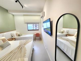 Barramares Flat com Vista Mar - Condomínio na Praia - Orla - Beach Barra da Tijuca - Posto 4 - 7