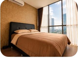 KUNINGAN mall connected 2 bedroom With balcony LOCATED in PRESTIGIOUS AREA AT NEWTONE 2 TOWER BRAND NEW STYLISH DESIGN ELEVATED STAY - 0