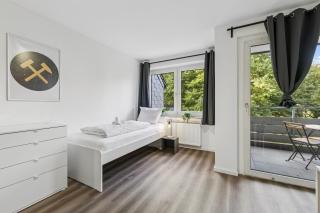 Apartment Herne mit 2 Einzelbetten und Balkon - 6