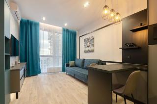 12-131a Yaroslaviv Grad, Bulvarno Kudriavska 17, Kyiv centre, Golden Gate metro nearby, panoramic city view, 15 kW backup power, Petrovdom Apartment - 6