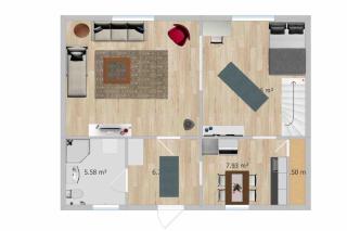 Sentral, koselig leilighet - 8