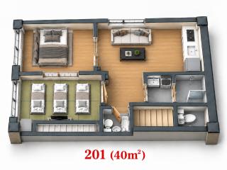 和の宿ホテルYamatoinn Akihabara#201 - 6