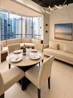 Flat beira mar com linda vista e hidromassagem - 9