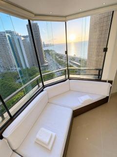 Flat beira mar com linda vista e hidromassagem - 8