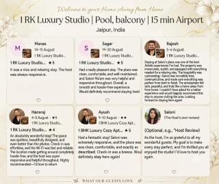 BLUE IRIS - Luxury ROOM, onsite swimming pool and 15 min from airport, Jaipur - 1