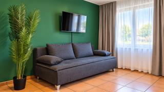 CROWN LIVING Babylon Studios Lustenau - Studios nahe Messe und Schweizer Grenze, WLAN, kostenloser Parkplatz, Self Check-in, ideal für Geschäftsreisende und Feriengäste - 9