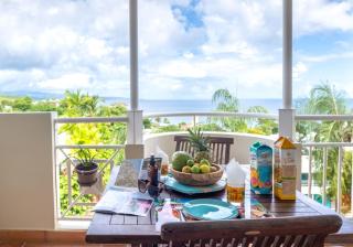 Ti iguane - Studio Climatisé avec Balcon Vue Mer & Piscine - Tartane - 3