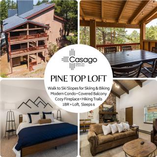 Pine Top Loft - Walk to Lifts Ski Locker Deck - 0