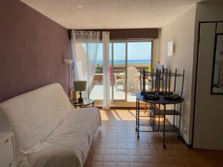 Studio Cabine 4 Pers. Face Mer avec Parking - Port Leucate - 4