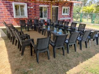Sivarama garden resort with 8 AC BHK stay & Living hall 2 swimming pools& Box Cricket, settil and all near beach road, vishakhapatnam - 9