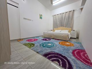B1 Studio Room - Serviced Apartment - Dar Al Hoboor - Seeb - Muscat Flat - Private Kitchen & Bathroom - Ground Floor - Free Parking & WiFi - ب1 غرفة استديو - شقة مفروشة - دار الحبور - السيب - مسقط - مطبخ وحمام خاص - الدور الأرضي - مواقف مجانية - واي فاي - 5