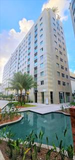 Apto em Condomínio Beira-mar, com 01 Suíte e Sala Climatizadas, Cozinha Completa e Varanda, Piscina Vista Mar, Wi-Fi 600MB, Portaria 24h e Selfie Check-in com Estacionamento GRÁTIS - 3
