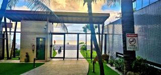 Apto em Condomínio Beira-mar, com 01 Suíte e Sala Climatizadas, Cozinha Completa e Varanda, Piscina Vista Mar, Wi-Fi 600MB, Portaria 24h e Selfie Check-in com Estacionamento GRÁTIS - 1