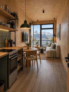 Desperta frente al Fitz Roy - Tiny House Patagonia - 2