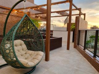 Season Flat com Varanda,Piscina Rooftop - A 1min do Centro e das Piscinas Naturais - 5