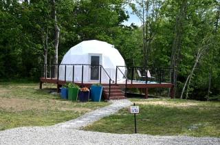 Unique Glamping Dome with Private Firepit Luxury Escape in Salt Lick, Kentucky - 0