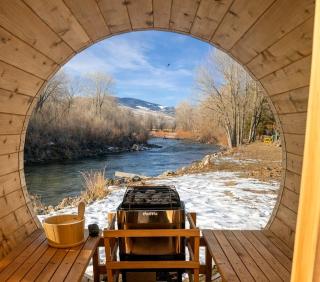 Scenic Riverfront Wagon Retreat Near Wind River Range in Dubois, Wyoming - 3