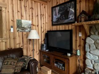 Rustic Mountain Cabin with Cozy River Rock Fireplace in Baring, Washington - 9