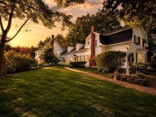 Grand Historic Home with Spacious Outdoor Deck Retreat in Fryeburg, Maine - 0