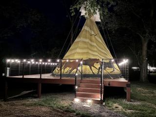 The Mane Attraction Romantic Teepee Retreat Near the Licking River in Salt Lick, Kentucky - 8