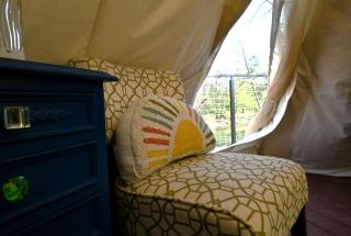 Charming Flip Flop Tipi Glamping with a Private Fire Pit Near the Licking River in Salt Lick, Kentucky - 7