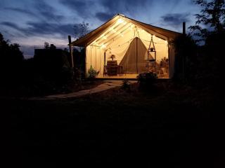 Safari Tent Getaway on a Farm near Buttermilk Falls State Park in New York - 5