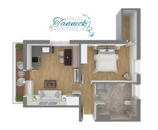 Haus Tanneck Whg 7 - 4