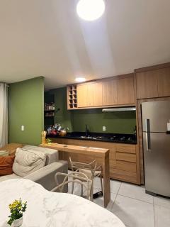 Apê novo com piscina 2 quartos até 5 pessoas - 0