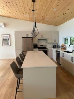 Chalet design en forêt, Foyer de pierre, 7 pers - 4