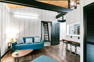 Private 1 Bed w/Loft on 5 Wooded Acres + Rock Wall - 7