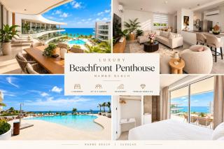Penthouse 42 Luxury Beachfront 3BR Mambo Beach - 0