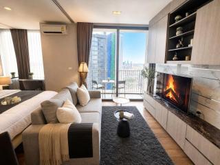 Cozy 1BR with sofa bed - Infinity Pool Sathorn - 9