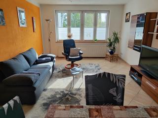 Ferienwohnung mit überdachter Terrasse und Garten - 10 Minuten von Templin - 9