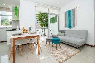 Modern 1BR Villa Morra with Balcony BBQ & Parking - 8