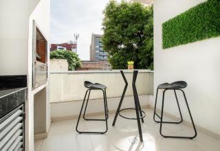 Modern 1BR Villa Morra with Balcony BBQ & Parking - 1