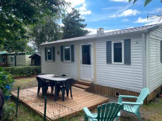 Mobilhome dans camping avec piscine couverte - 0