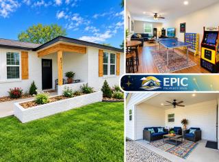 Arcade Covered Patio Sleep 10 3 Bedroom 2 Bath Game Room - 0
