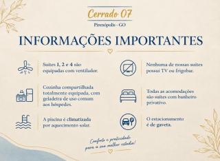 Suítes em pousada com piscina climatizada e café da manhã - Cerrado 07 - 5