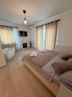 Luxury Studio Craiova -Fireplace & Bathtub - 8
