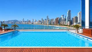 Internacional Residence c linda vista Beira Mar - Praia, Piscina e Garagem - 8