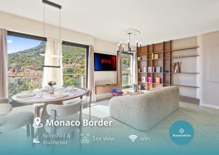 Luxurious 2-bedroom, pool, panoramic views, Monaco - HL - 0