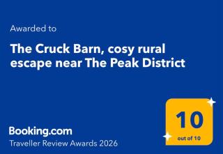 The Cruck Barn, cosy rural escape near The Peak District - 8