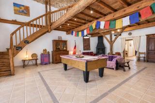 En Pascot - Le gîte des retrouvailles en famille ou entre amis - Authentique ferme de caractère avec billard, immense pièce de vie et jardin - 1