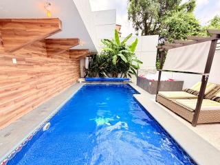 Grand Loft Lujoso muy amplio con alberca climatizada! Cuernavaca somos los únicos en ofrecerte 2 jacuzzis premium climatizados con hidromasaje tipo Spa! Elegante cama para alberca! Impresionantes vistas en la terraza panorámica con asador! Wi-Fi gratis! - 6