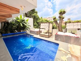 Grand Loft Lujoso muy amplio con alberca climatizada! Cuernavaca somos los únicos en ofrecerte 2 jacuzzis premium climatizados con hidromasaje tipo Spa! Elegante cama para alberca! Impresionantes vistas en la terraza panorámica con asador! Wi-Fi gratis! - 7