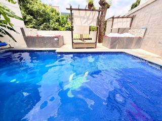 Grand Loft Lujoso muy amplio con alberca climatizada! Cuernavaca somos los únicos en ofrecerte 2 jacuzzis premium climatizados con hidromasaje tipo Spa! Elegante cama para alberca! Impresionantes vistas en la terraza panorámica con asador! Wi-Fi gratis! - 8