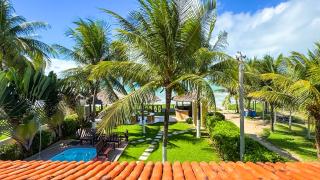 Casa Pé na Areia Carneiros - 15Hosp - 7Qts - Área privativa - Cozinheira - 9