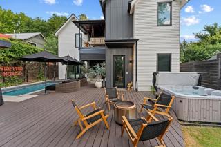 New 6 BR, 4.5B, Pool, Hot Tub, Cold Plunges, Outdoor Sauna, Bar, 9 TVs - 3